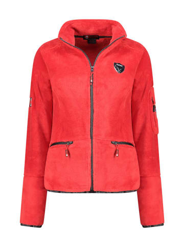 Fleecejacke "Tisalineak" in Rot
