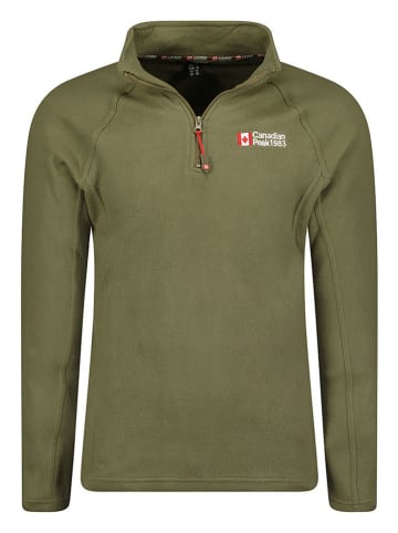 Fleece trui "Tugeak" kaki