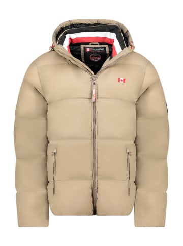 Doorgestikte jas "Anceleak" beige