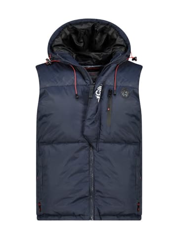 Doorgestikte bodywarmer "Vetincelleak" donkerblauw