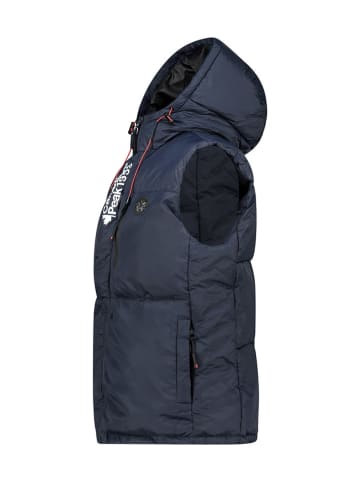 Doorgestikte bodywarmer "Vetincelleak" donkerblauw