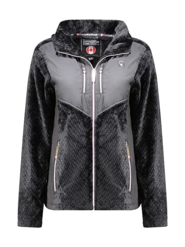 Fleecejacke "Urenaeak" in Schwarz