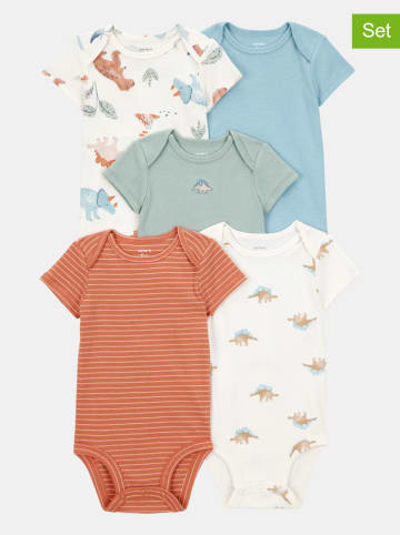 5-delige set: rompers meerkleurig