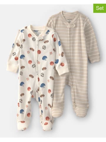 2-delige set: pakjes beige