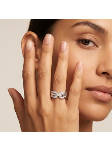 Silber-Ring mit Edelsteinen