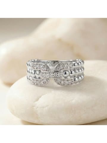 Silber-Ring mit Edelsteinen