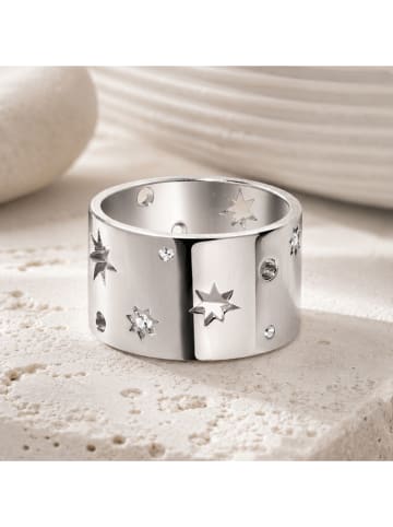 Silber-Ring mit Edelsteinen