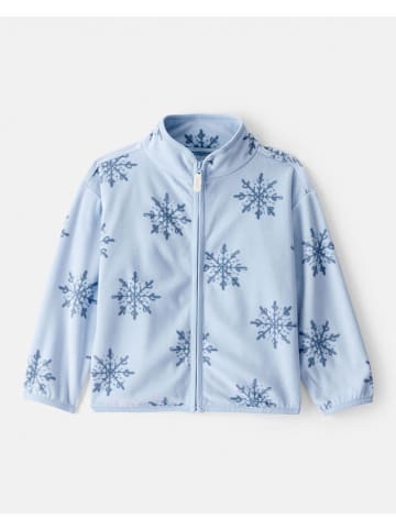Sweatjacke in Hellblau