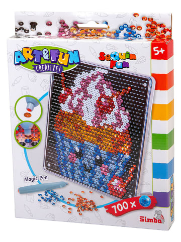 Zestaw kreatywny "Sequin Fun Cupcake" - 5+
