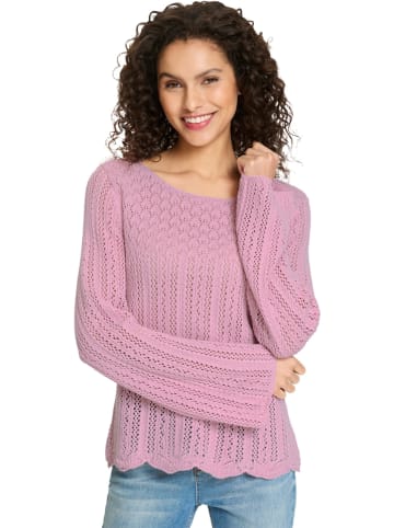 Sweter w kolorze jasnoróżowym