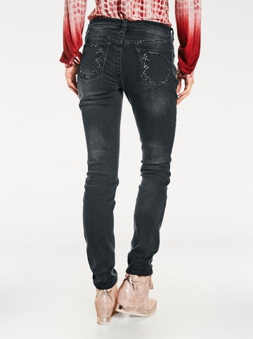 Dżinsy - Slim fit - w kolorze czarnym