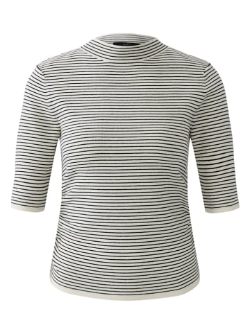 Pullover in Weiß/ Schwarz