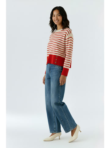 Trui rood/wit