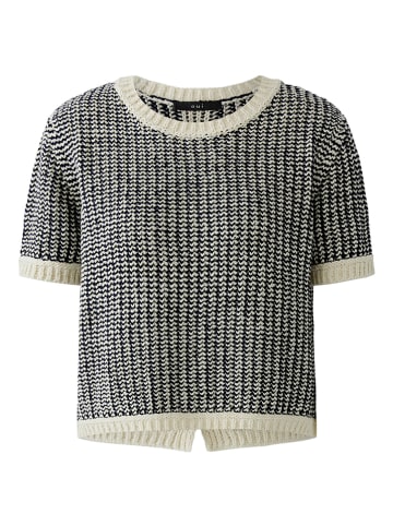 Sweter w kolorze granatowo-białym