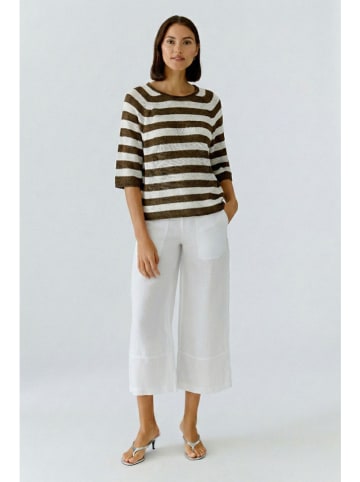 Pullover in Braun/ Creme