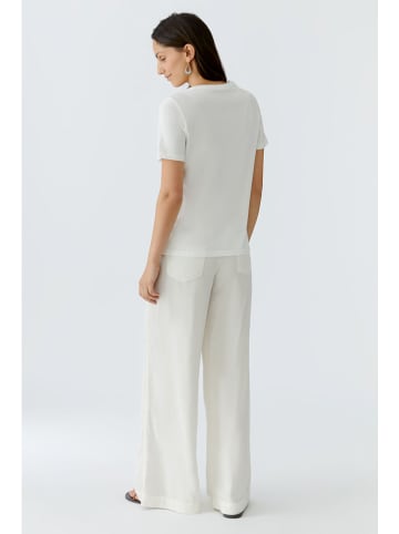 Shirt in Braun/ Weiß