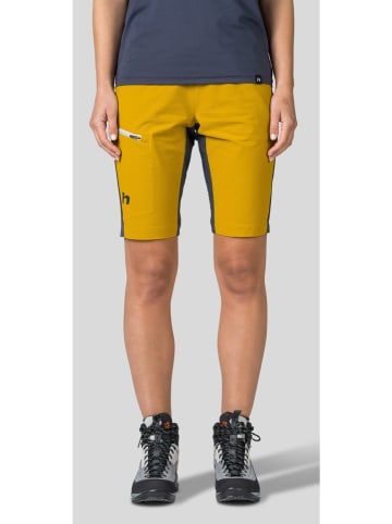 Funktionsshorts "Torres" in Gelb/ Dunkelblau