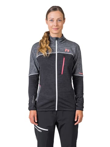 Fleecejacke "Meda" in Anthrazit/ Grau