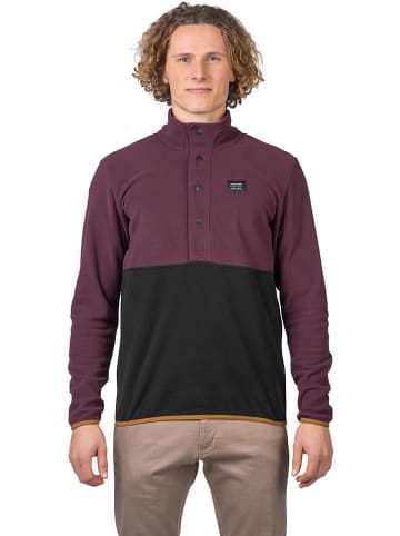 Fleecepullover "Mint" in Lila/ Anthrazit