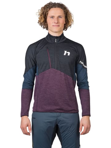 Funktionsshirt "Niro" in Anthrazit/ Lila