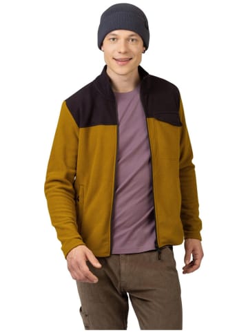 Fleecejacke "Bert" in Hellbraun/ Anthrazit