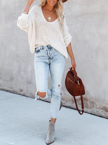 Pullover in Creme
