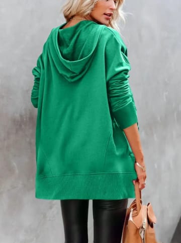 Hoodie in Grün