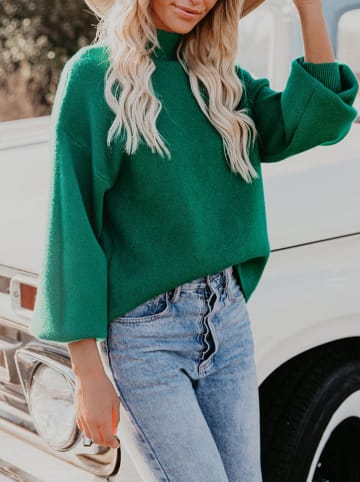 Pullover in Grün