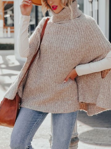 Poncho in Beige