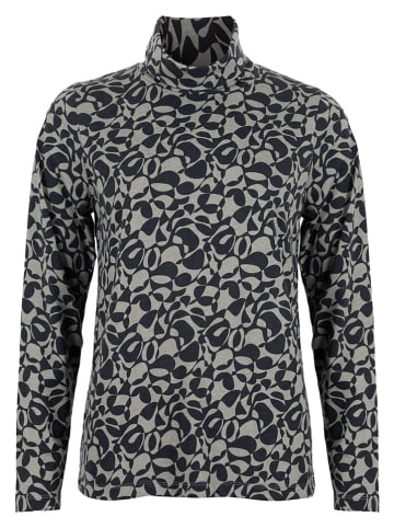 Longsleeve in Beige/ Schwarz