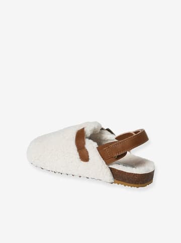 Slippersy w kolorze białym