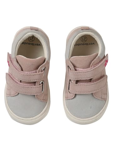Skórzane sneakersy w kolorze jasnoróżowym
