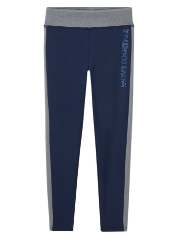 Legginsy w kolorze granatowym