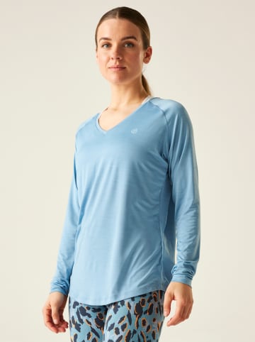 Functionele longsleeve "Discern" lichtblauw