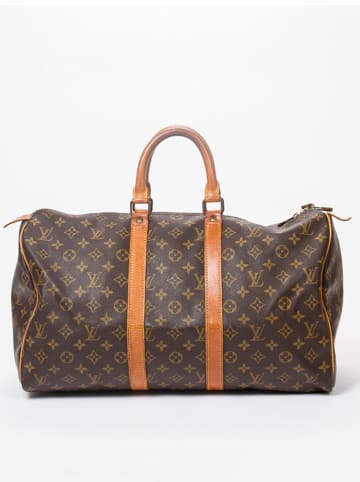 2nd Hand Weekender "Keepall 45" in Braun - (B)45 x (H)40 x (T)24 cm