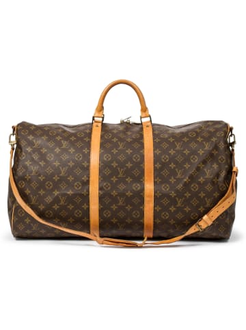 2nd Hand Weekender "Keepall Bandouliere" in Braun - (B)60 x (H)31 x (T)26 cm
