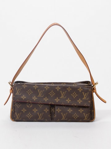 2nd Hand Schultertasche "Viva Cite MM" in Braun - (B)31 x (H)14,5 x (T)9 cm