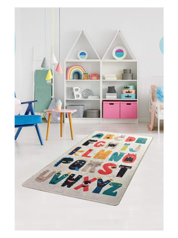 Kurzflor-Teppich in Bunt