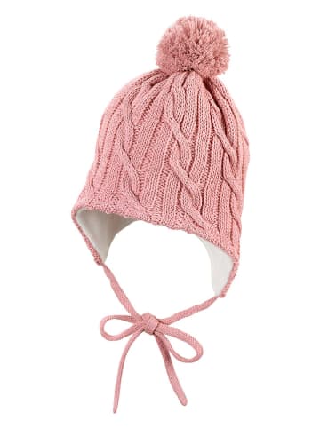Bindemütze in Rosa