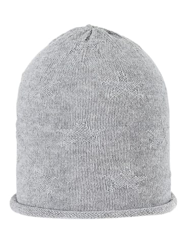 Strickmütze in Grau