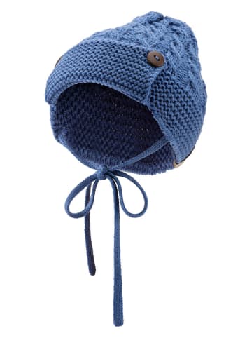 Bindemütze in Blau