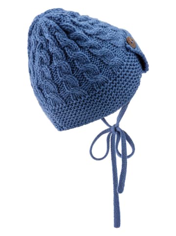 Bindemütze in Blau