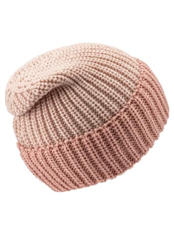 Strickmütze in Rosa