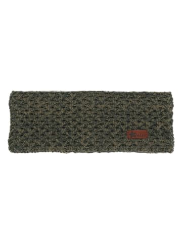 Strick-Stirnband in Khaki