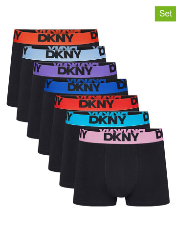 DKNY Bokserki (7 par) w kolorze czarnym