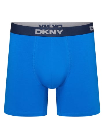 DKNY 3er-Set: Boxershorts in Blau/ Dunkelblau/ Grau