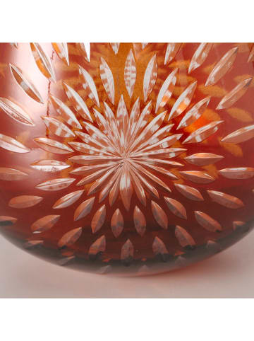 Windlicht "Matahari" in Braun - (H)13 x  Ø 13 cm