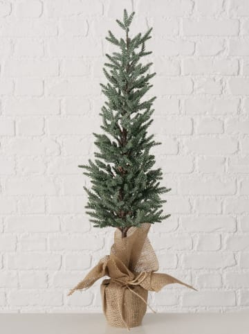 Drzewko dekoracyjne w kolorze zielono-beżowym - wys. 75 cm