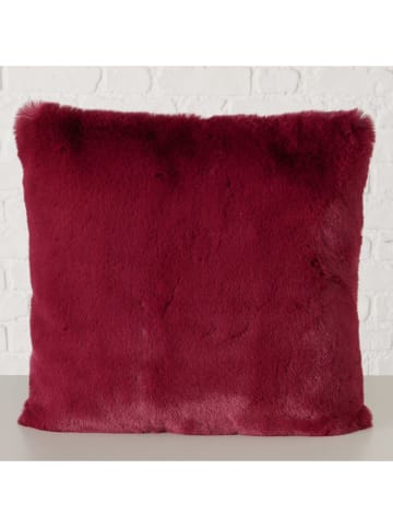 Kissen ''Liz'' in Dunkelrot - (L)50 x (B)30 cm