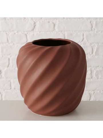 Vase ''Windy'' in Braun - (H)14,5 x Ø 14,5 cm